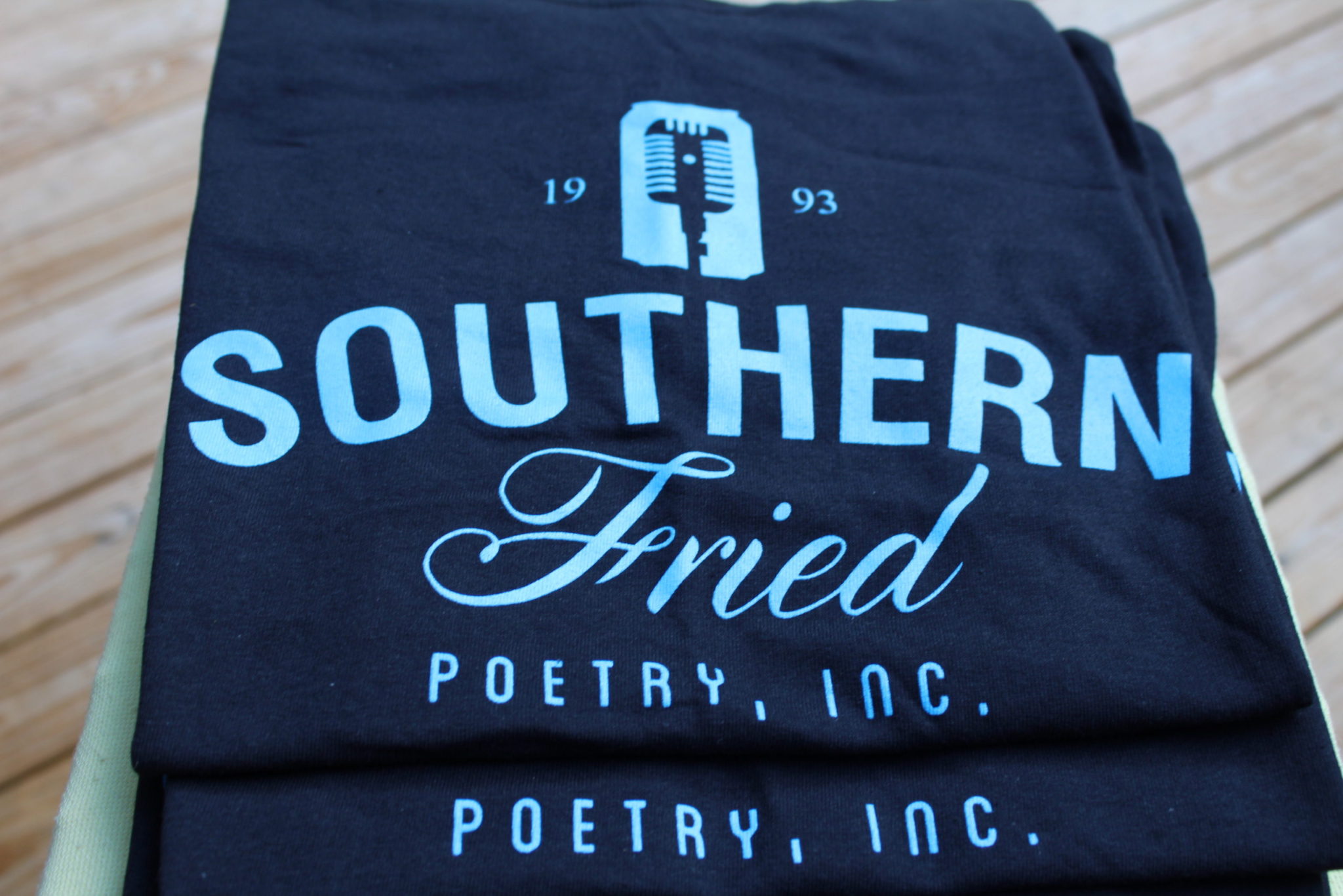 Southern Fried Poetry Original TShirt – Carolina Blue